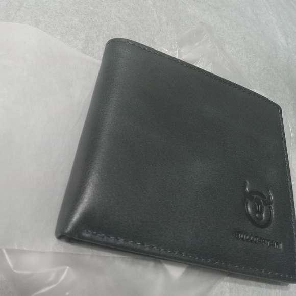 Dark Green bull captain wallet - Picture 2 of 3